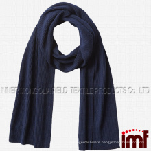 Men's 100% Cashmere Scarf,Cashmere Ribbed Knit Scarf
